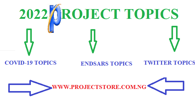 2022 Project Topics