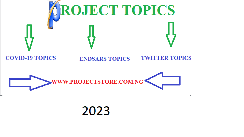 2023 PROJECT TOPICS