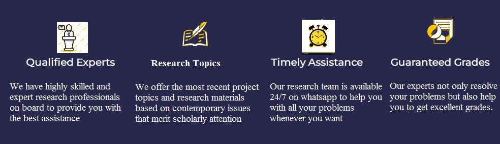 project topics and materials